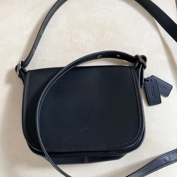 Coach Black, Brown, and Burgundy Crossbody Bags - Picture 10 of 15